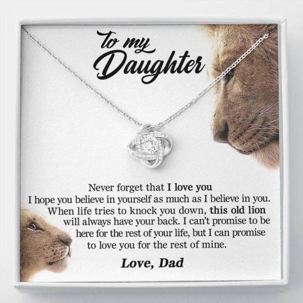 "To Daughter, Love Dad" Necklace